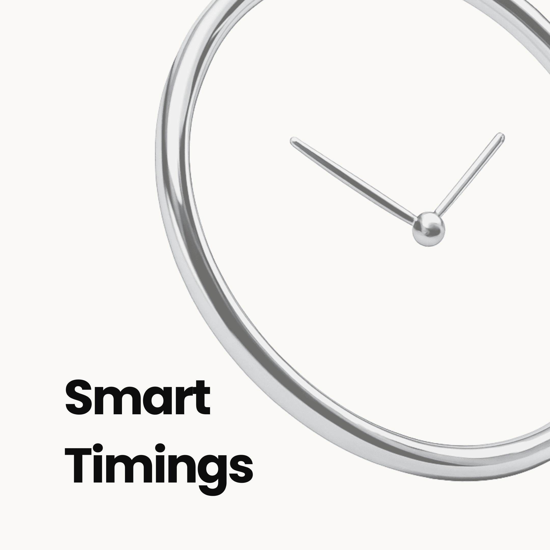 Smart Timing feature showing scheduling safeguards and timezone settings