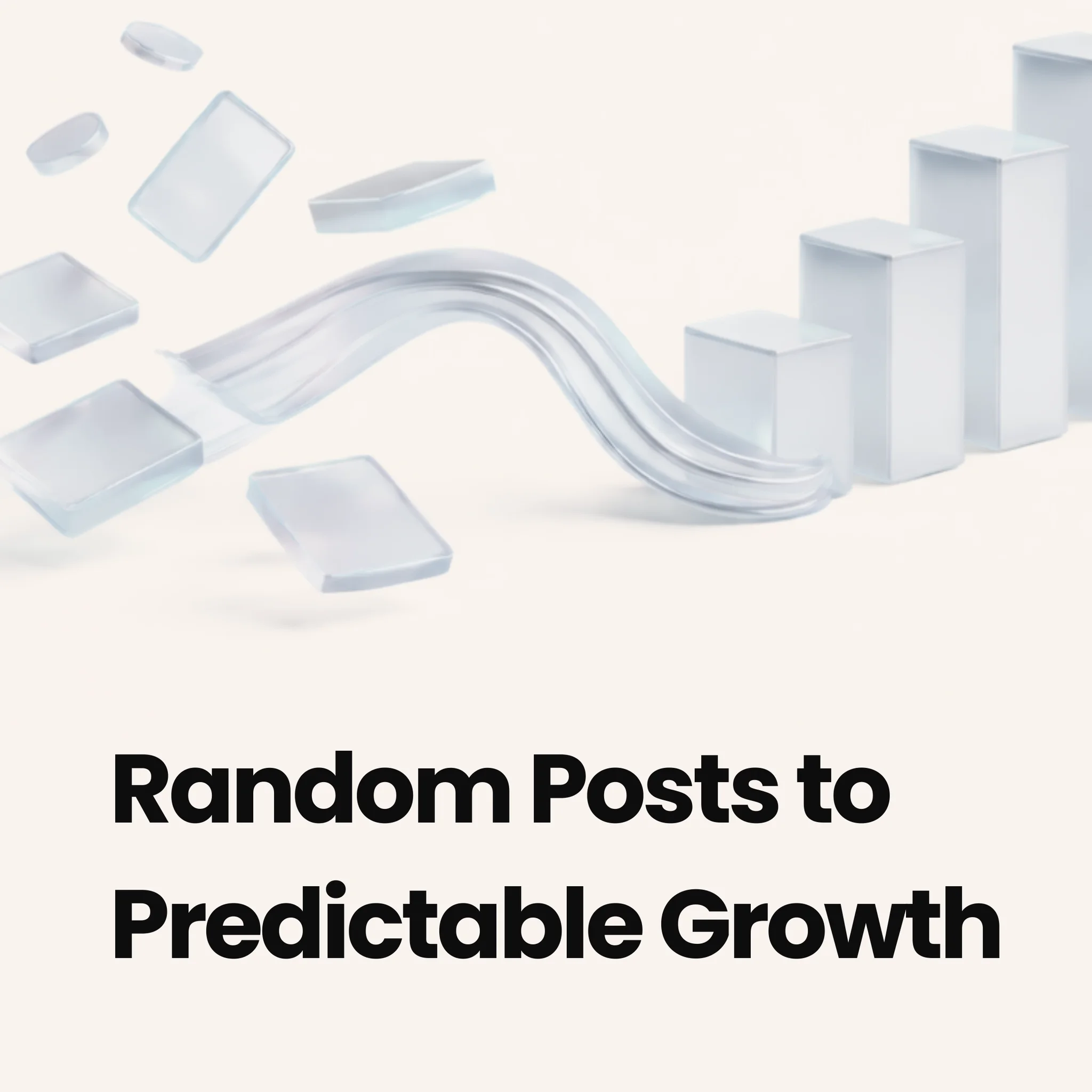 From random posting to predictable LinkedIn growth trajectory