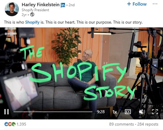 Harley Finkelstein Shopify origin story